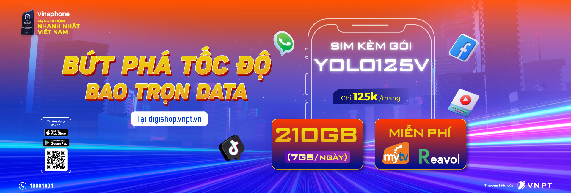 Gói cước YOLO125V